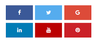 rectangle social button