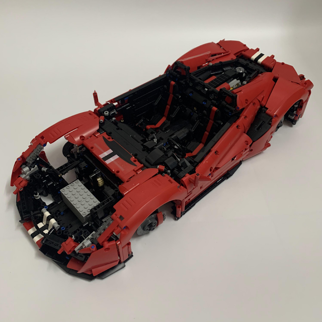 Nifeliz 487 Sports Car Compatible With Lego Technic