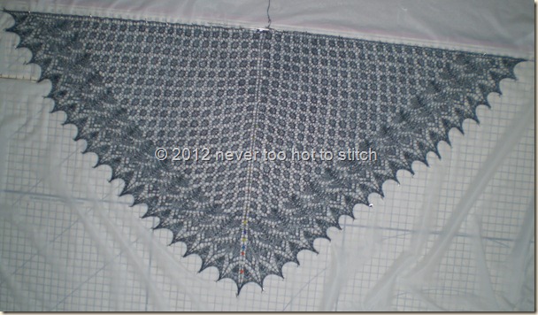 2012 one skein challenge Swallowtail for Sharon
