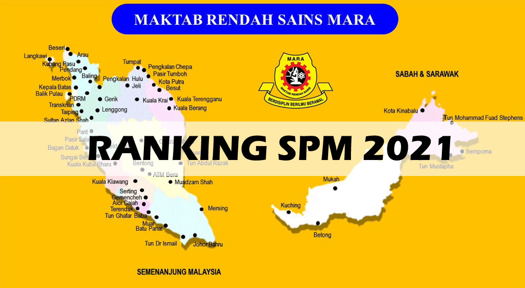 Top 50 MRSM Terbaik SPM 2021