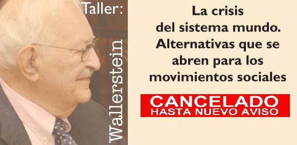 |08-11-12| Se cancela evento de Immanuel Wallerstein