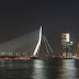 Test nieuwe verlichting Erasmusbrug