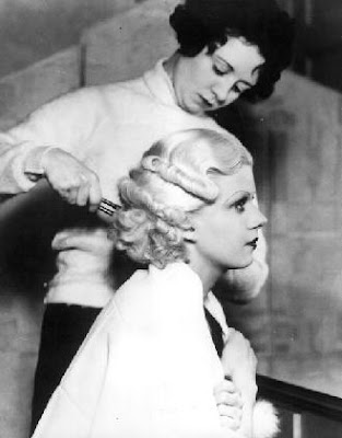 marcel wave hairstyle. the mirror, finger waves!