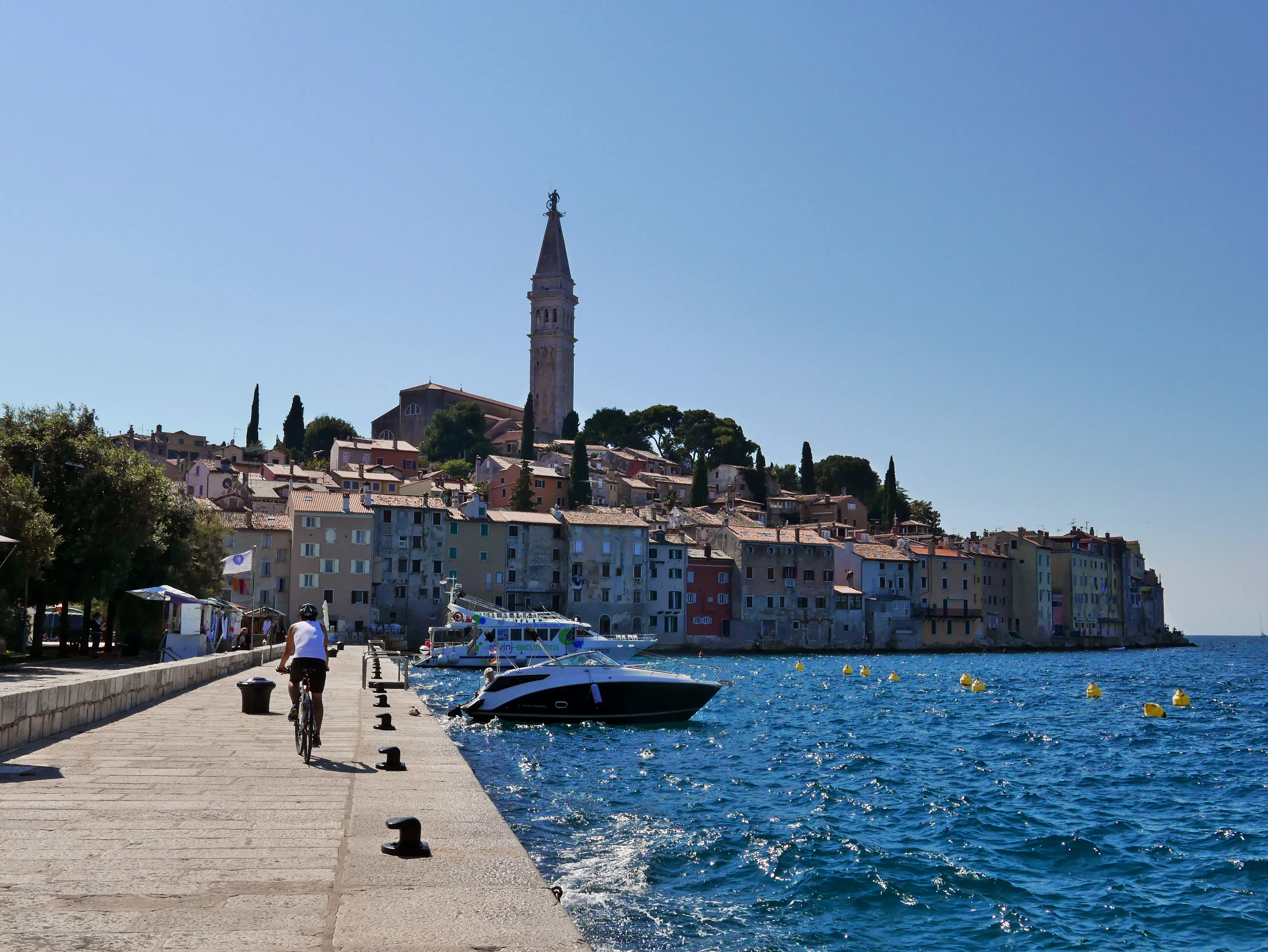 Rovinj chorwacja atrakcje, chorwacja na rowerze