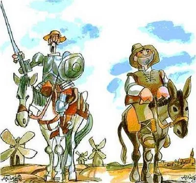 Don Quijote, ilustración de Antonio Mingote
