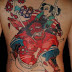 Japanese TATTOO Horimitsu style 桃太郎