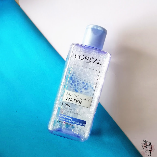 Review; L'oreal Paris' Micellar Water 3-in-1 (Refreshing Even For Sensitive Skin)