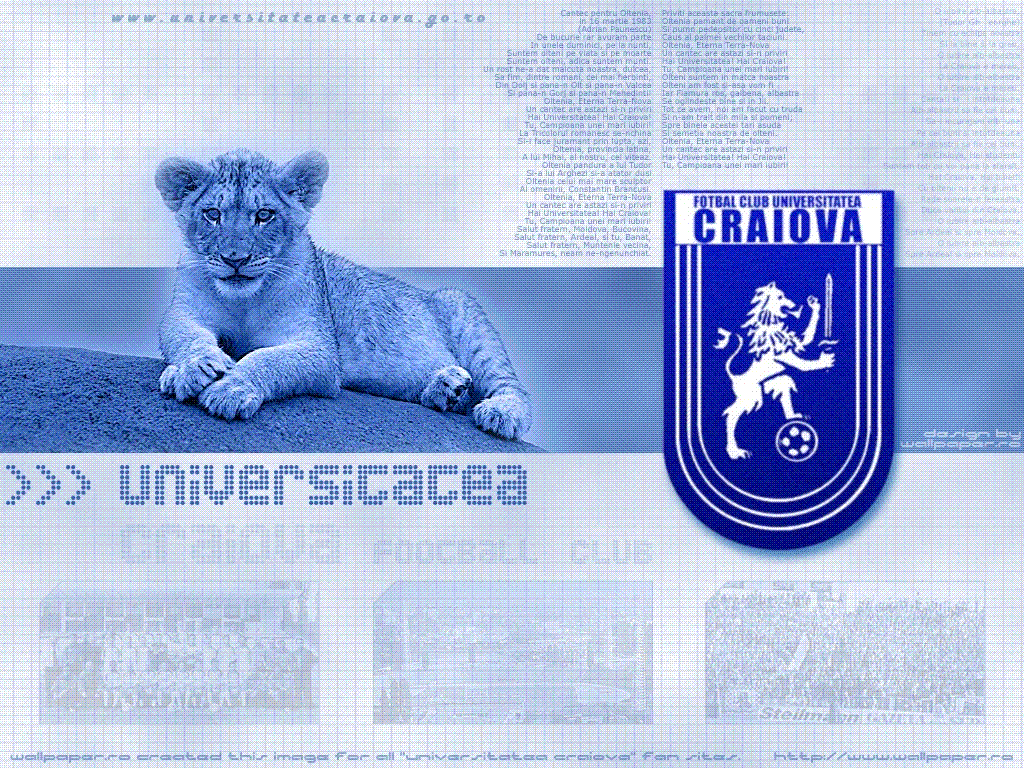 FOTBAL CLUB UNIVERSITATEA CRAIOVA ♥: Wallpapers - Poze