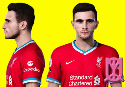 PES 2021 Faces Andrew Robertson by Qiya