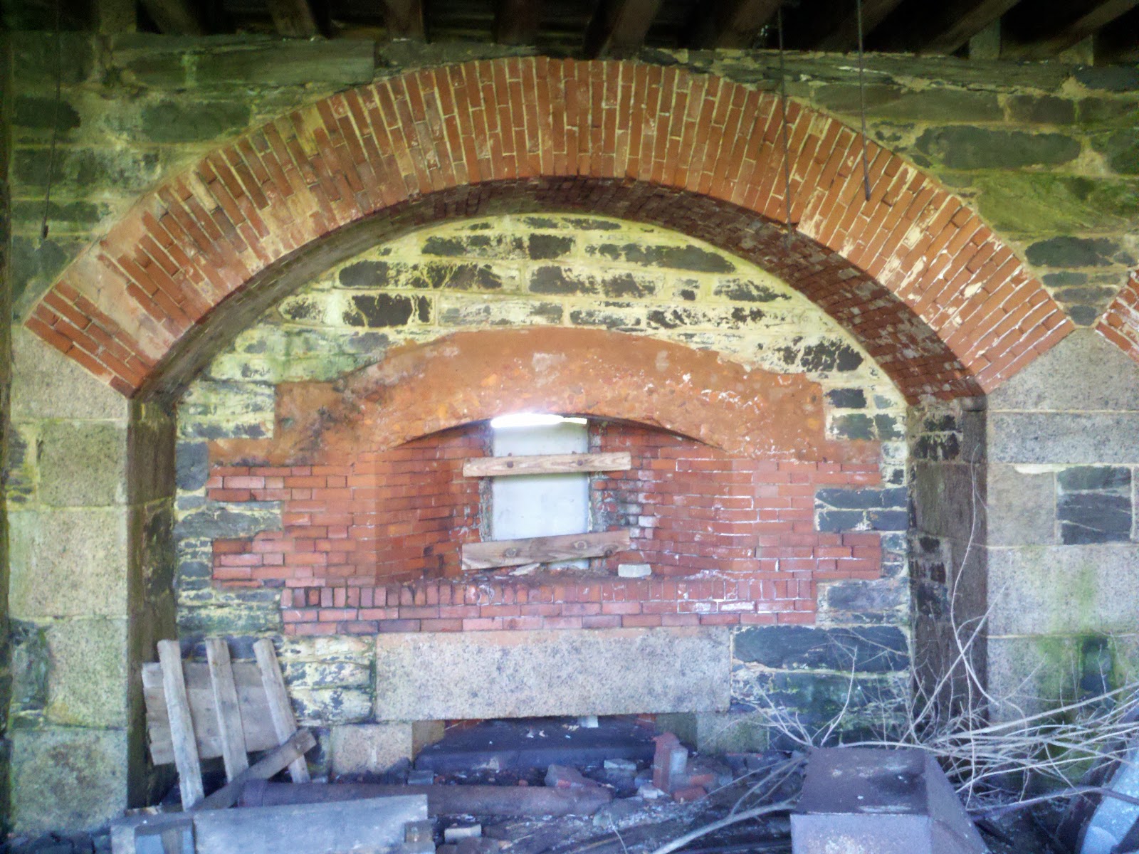 PCLS N V I U Brick Concrete Arch Fort Adams RI