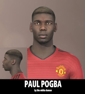 PES 2019 Faces Paul Pogba by Jarray & The White Demon