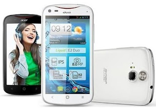 Harga dan gambar Acer Liquid E2 Android Smartphone