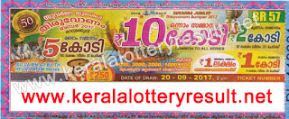 thiruvonam bumper lottery br-57, onam bumper br 57, onam bumber lottery br57 result, thiruvonam bumper result 2017, thiruvonam bumper-2017- prize structure