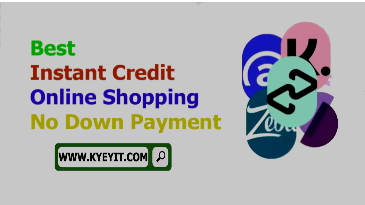 instant credit online shopping no down payment