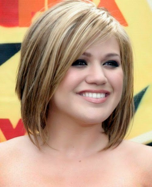 Latest Short Hairstyles for Round Faces 2014