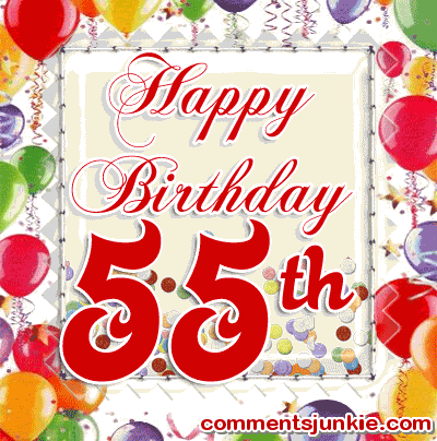 happy birthday 55. 55th Birthday Cards, Happy