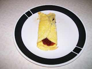 Jam Omelet, from Mrs. Beeton's, 1861