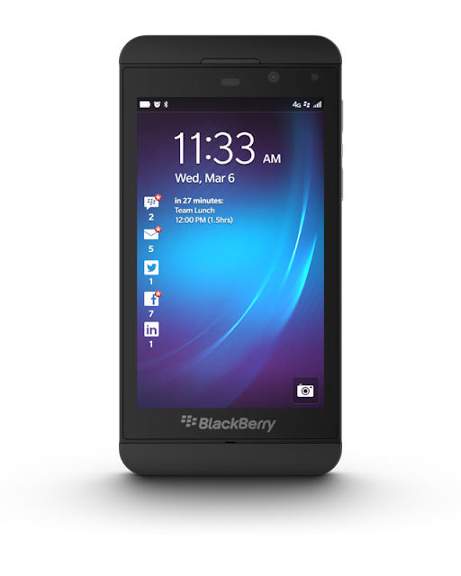 صور و موصفات موبايل بلاك بيري BlackBerry Z10 الجديد