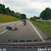(Video) Penunggang motosikal rempuh kereta ketika berlumba haram, kepala dilanggar rakan sendiri