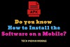 Do you know how to install the software on a mobile?