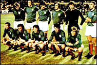 SELECCIÓN DE YUGOSLAVIA - Temporada 1972-73 - - ESPAÑA 2 (Amancio y Asensi), YUGOSLAVIA 2 (Bajevic 2) - 19/10/1972 - Mundial de Alemania 1974, fase de clasificación - Las Palmas de Gran Canaria, España, Estadio Insular - Alineación: Maric; Krivokuca, Pavlovic, Holcer; Stepanovic, Paunovic; Petkovic, Acimovic, Bajevic, Vtadic y Dzajic