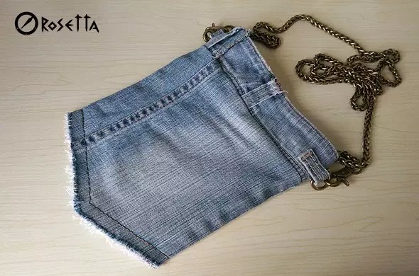 Denim Handbag from old jeans. Сумчка из старых джинс