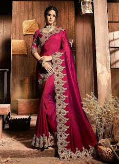 Georgette Embroidery Saree 2