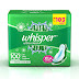 Whisper Ultra Clean Sanitary Pads - 44 Pieces (XL Plus)