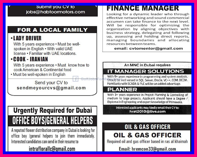 UAE Job Vacancies