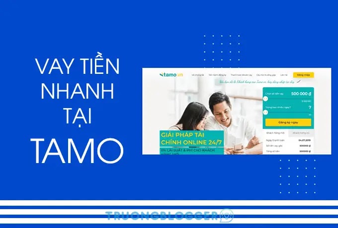 Cách vay tiền Tamo online lên đến 15 triệu lãi suất 0% bằng CMND