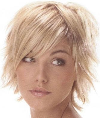 Trendy Choppy Hairstyle for Women. Choppy Hairstyle combine rough layering 