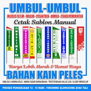 Cetak Umbul-Umbul Murah: Pesan Sekarang, Tersedia Desain Menarik