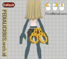 Gear Design Golden Handcuff Female Lost Saga