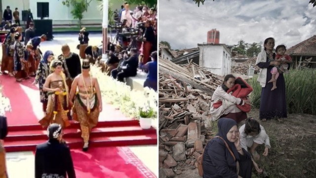 "Pernikahan Kaesang dan Derita Rakyat Cianjur"