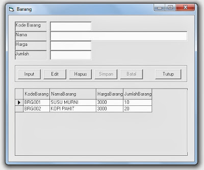 Kumpulan Tutorial Visual Basic 6.0