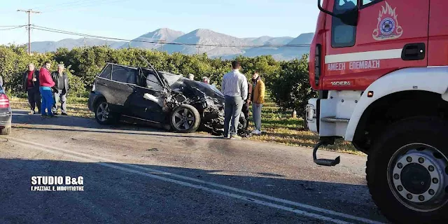 Τροχαίο ατύχημα στο Άργος με τραυματίες