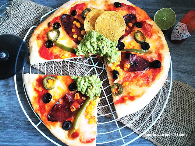 Pizza aux saveurs Mexicaines - Dans la cuisine d'Hilary