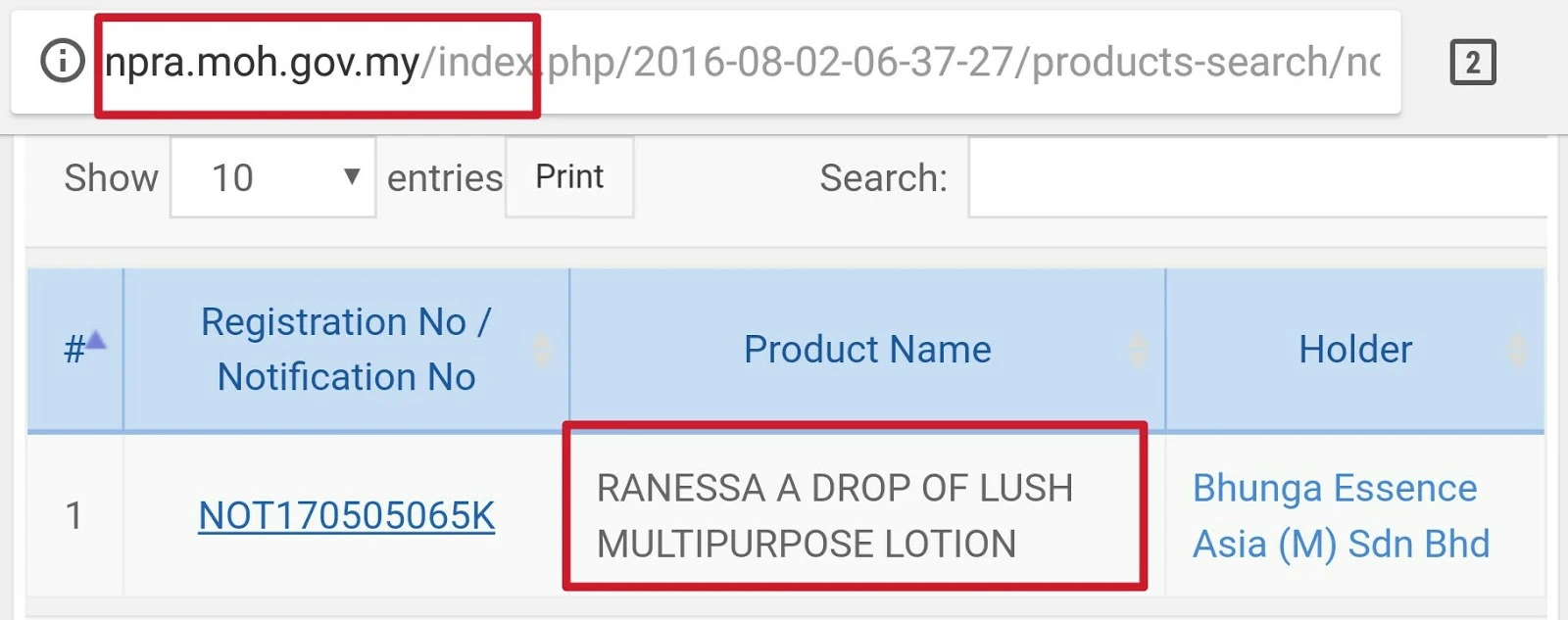 Ranessa - A Drop Of Lush Multipurpose Lotion 