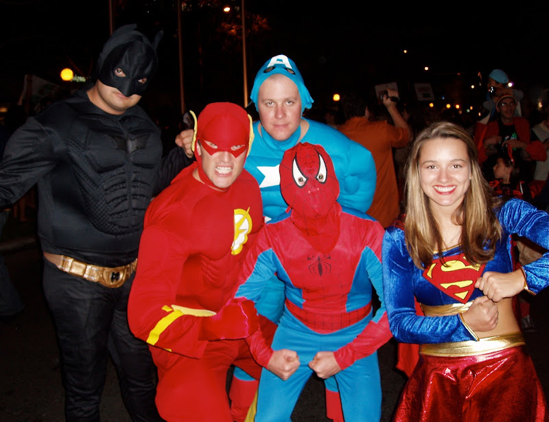 Superhero Halloween costumes 2008