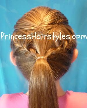 Gymnastics Hair - French Braid Ponytail - Hairstyles For 