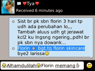 Testimoni Florin Dari Konsumen Handyan Shop