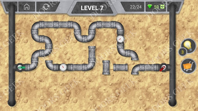 Pipeline [Classic] Level 7 Solution, Cheats, Walkthrough