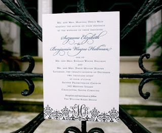 wedding invitations at mac & murphy - a charleston paper company