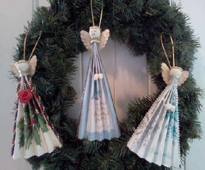 Angel fan ornaments 1