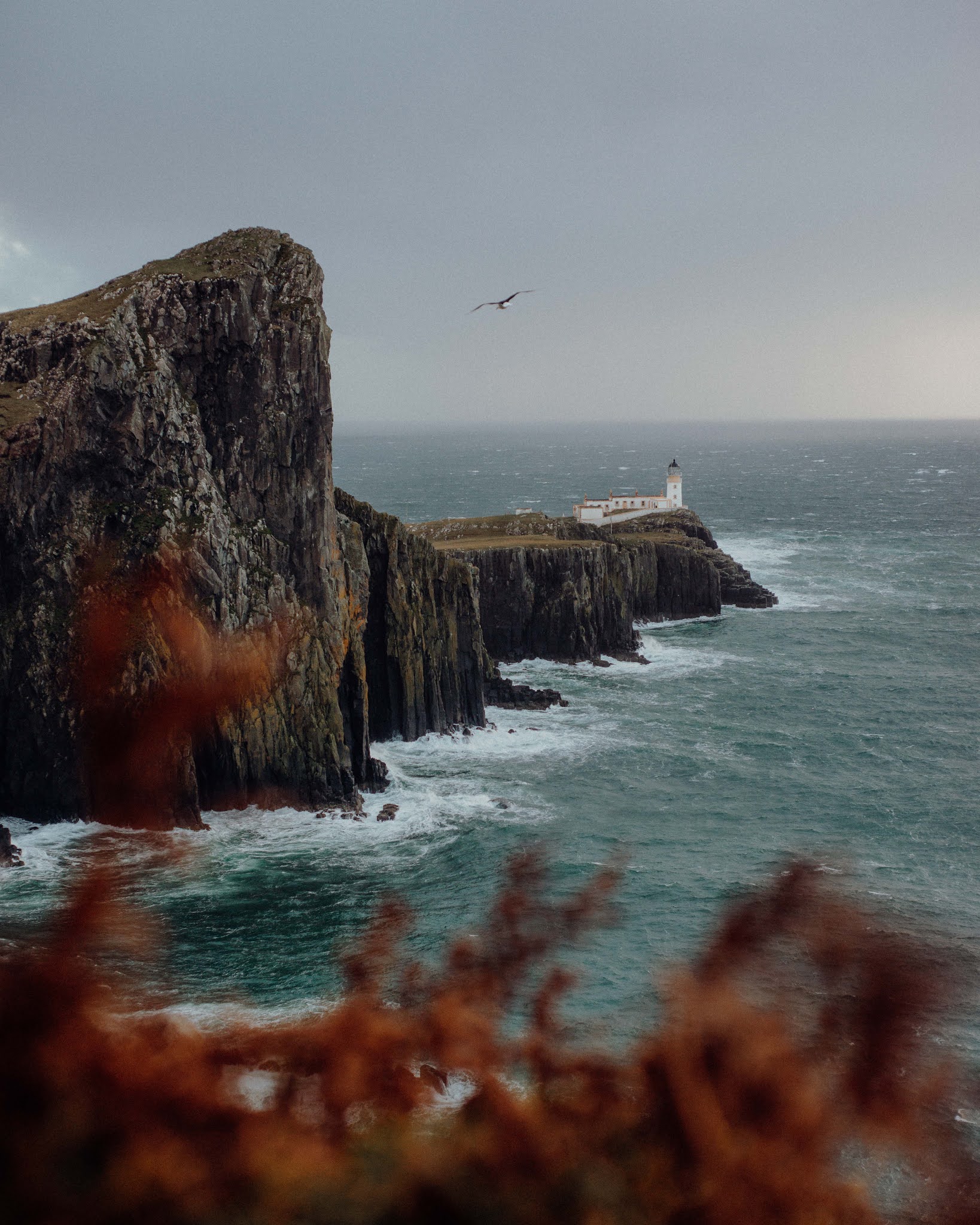 Neist Point Lighthouse, Skye scotland cliff