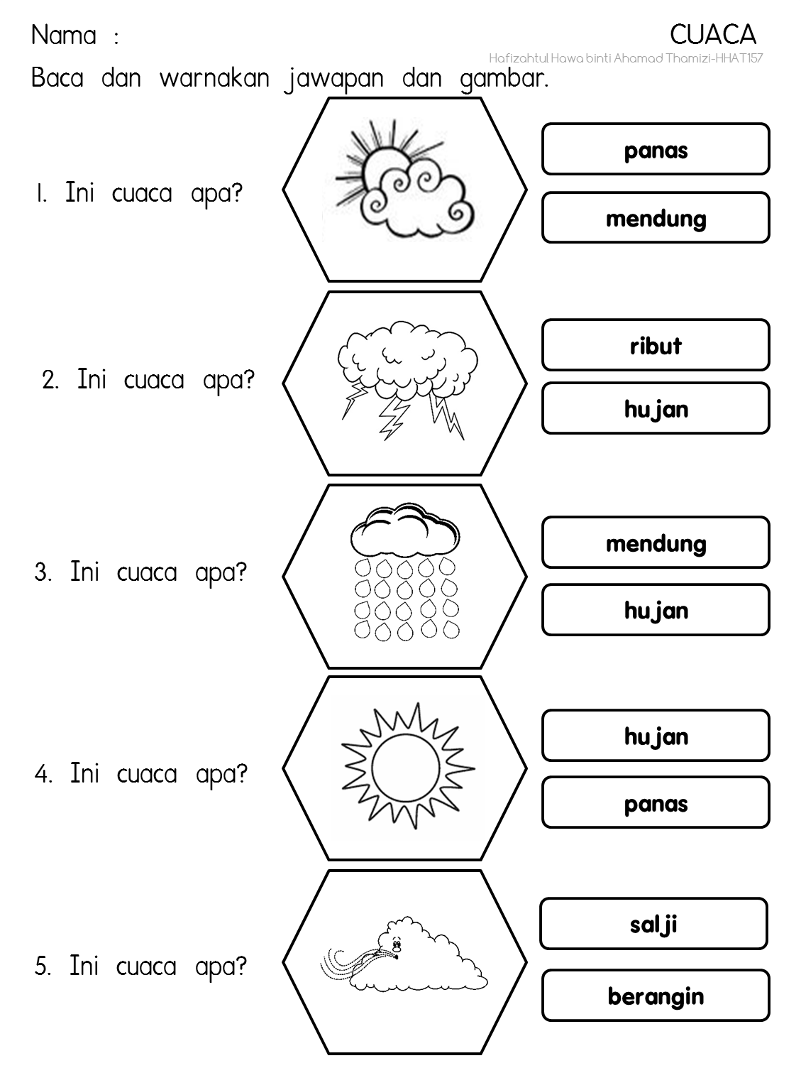 Cikgu Fieza HHAT157 Cuaca 