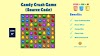 Candy Crush Game Using HTML, CSS, and JavaScript (Free Source Code)