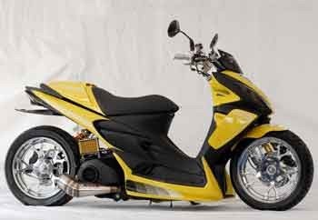  Modifikasi Suzuki Skywave 125 cc Rolling Thunders Oto Blitz