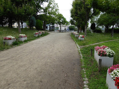 門真市・弁天池公園 花壇