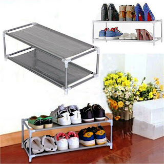 Tier Shoe Rack Organizer Quick Assembly No Tools Required
